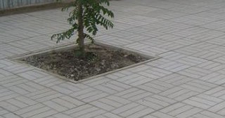 Качественная тротуарная плитка серого цвета в Приморско-Ахтарске в октябре