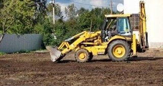 Выравнивание рельефа в Приморско-Ахтарске в октябре